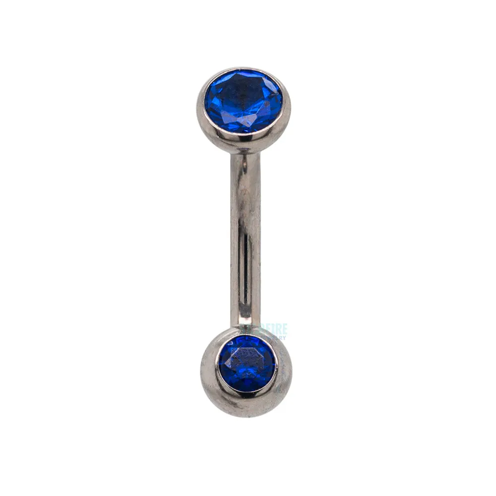 Faceted Gem Belly Button Ring