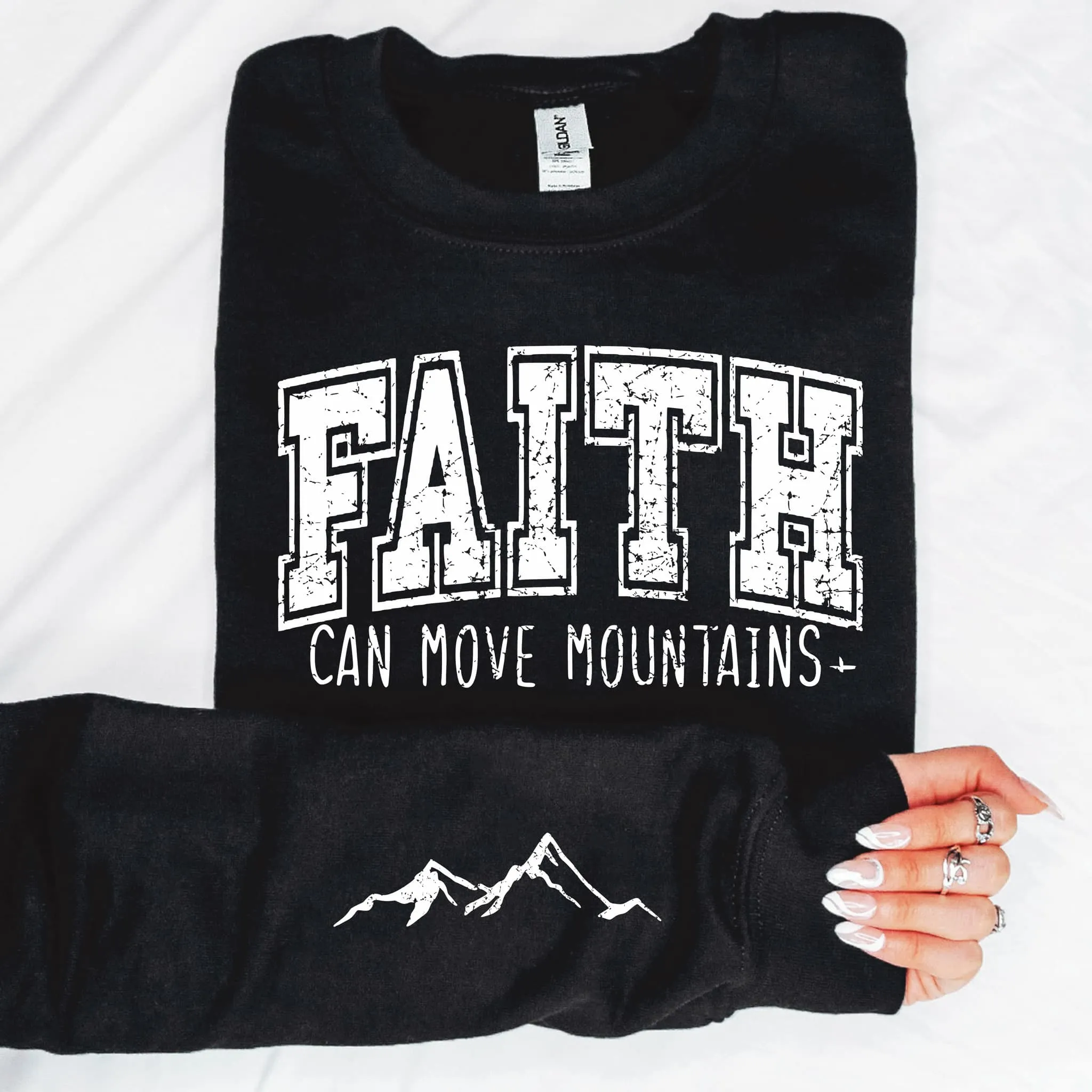 Stylish Faith Pullover with Sleeve Detail