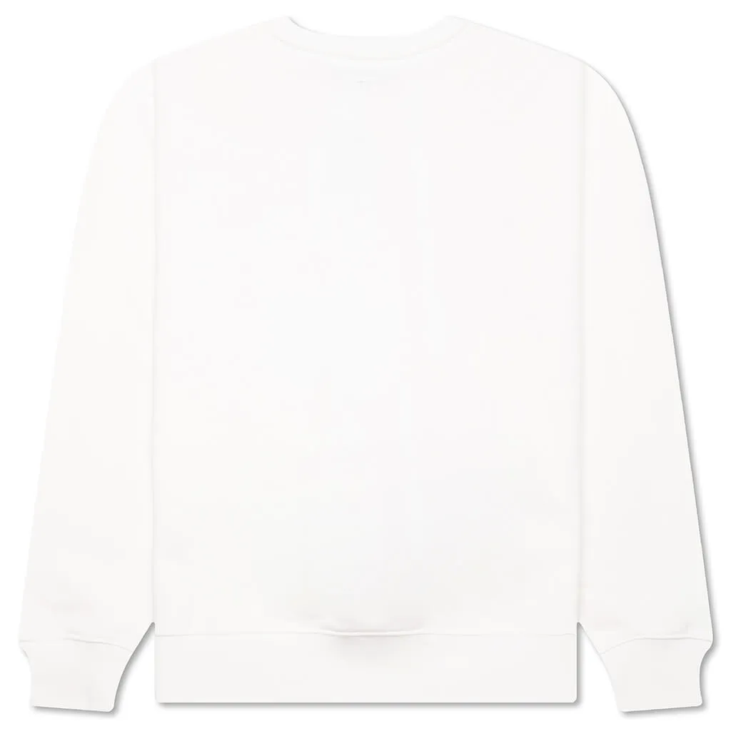 Fauxtree Ecru Arc Crewneck Sweater