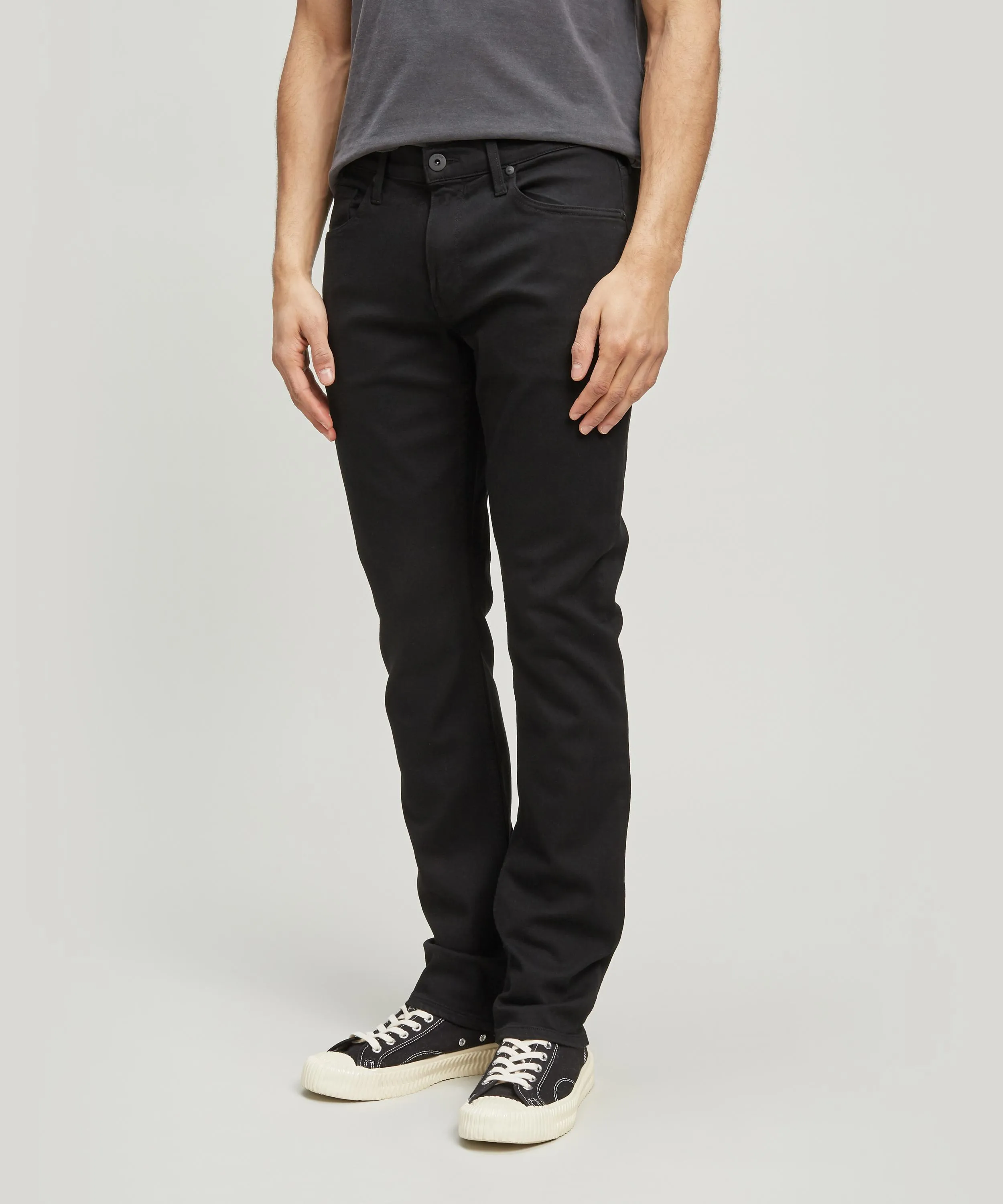 Federal Slim Straight Fit Black Shadow Jeans