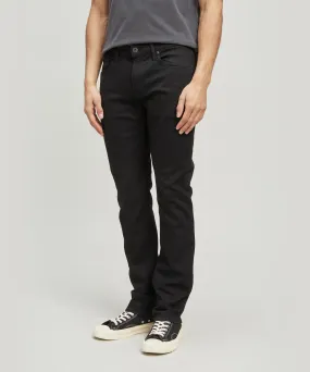 Federal Slim Straight Fit Black Shadow Jeans