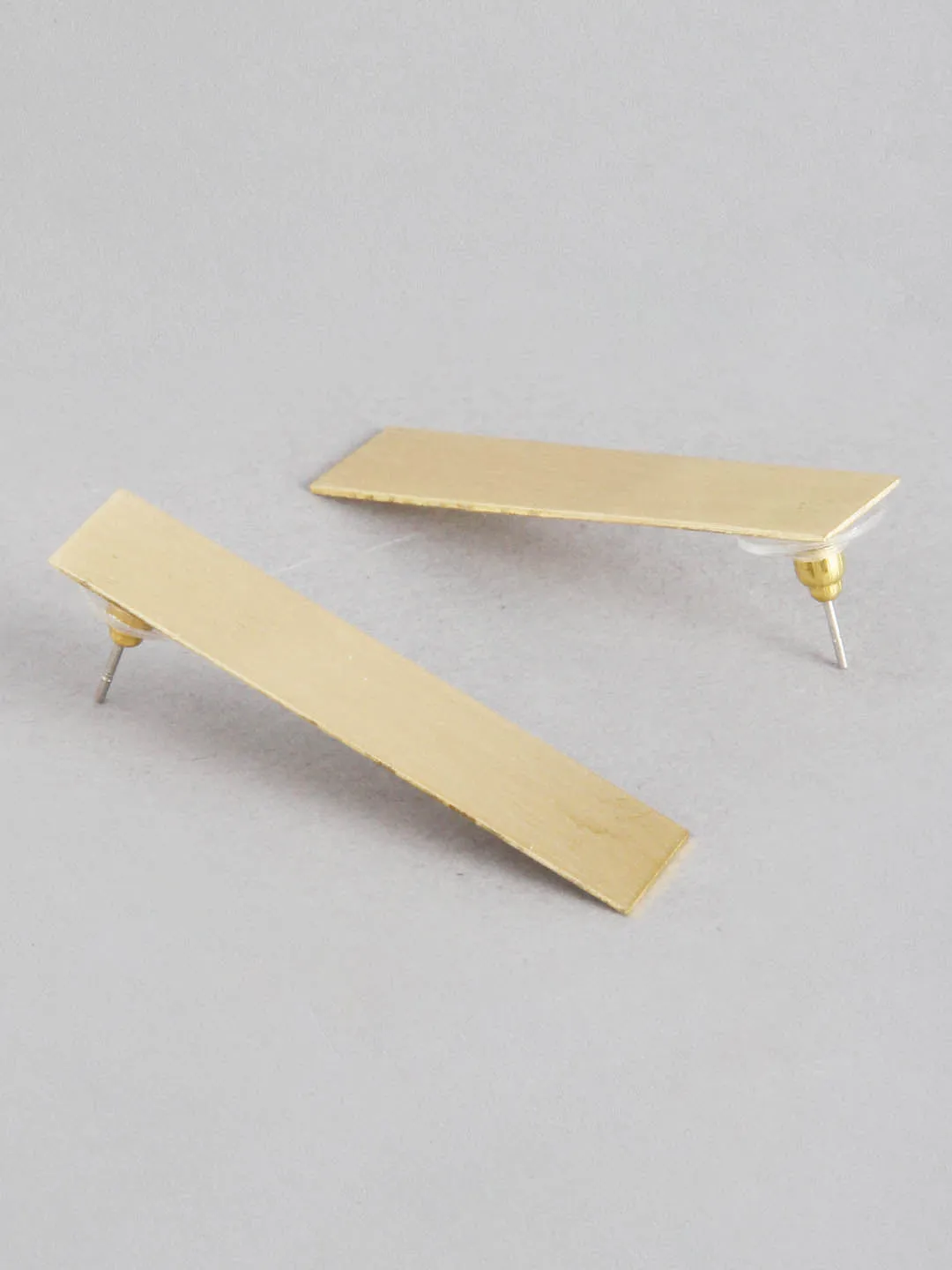 Flat Clip Metal Earring