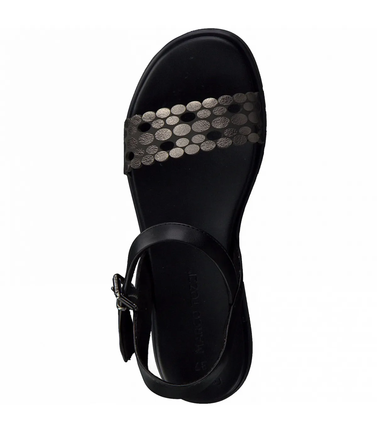 Flat Sandal By Marco Tozzi- Black