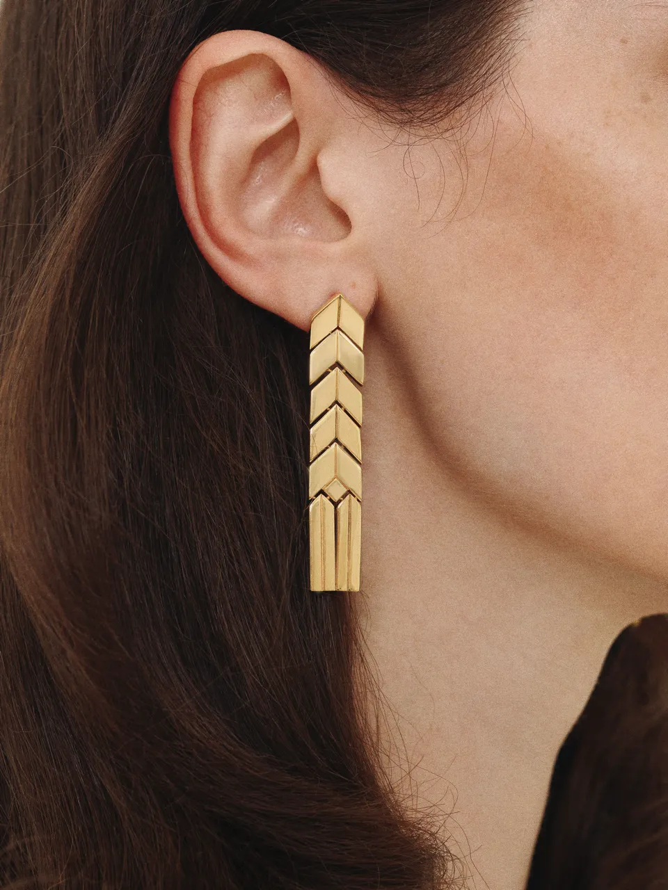 FLAT SPIKELET EARRINGS