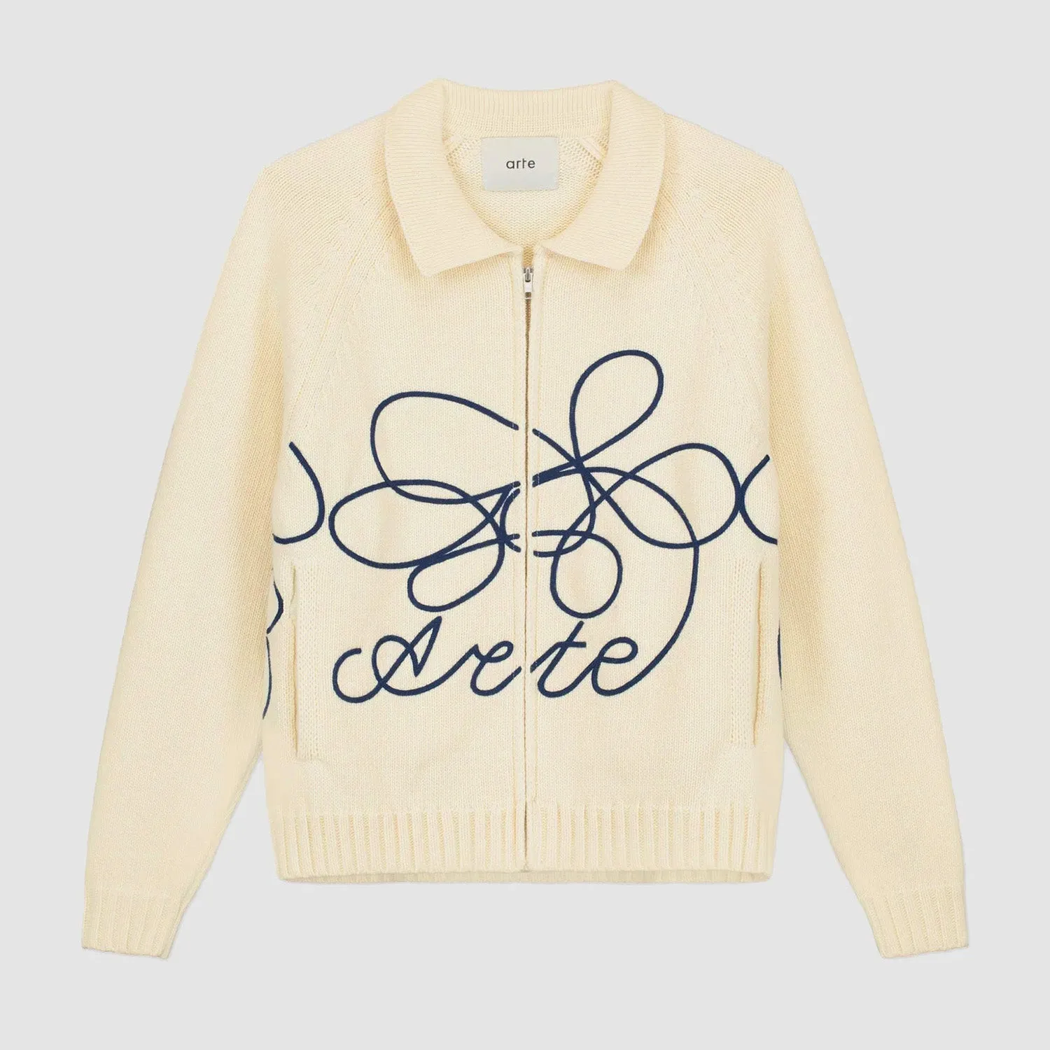 Flower Logo Knit - Cream