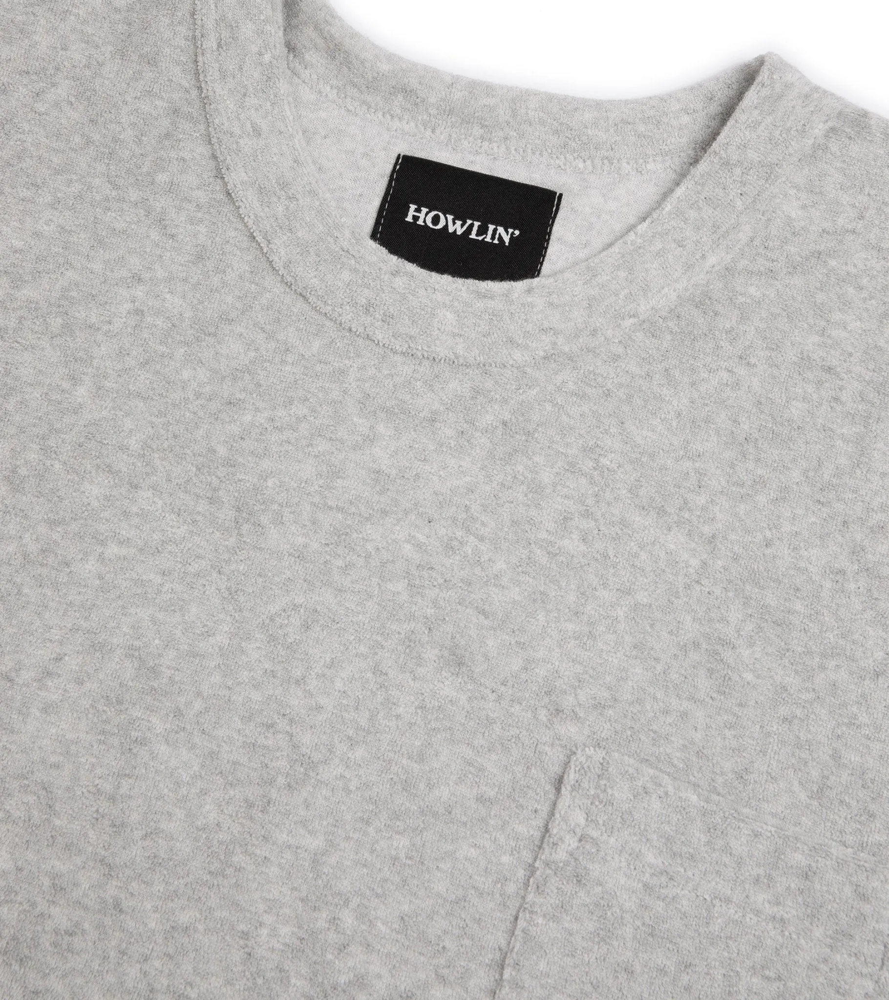 Fons Terry Towel T-Shirt in Grey Color - Buy Now