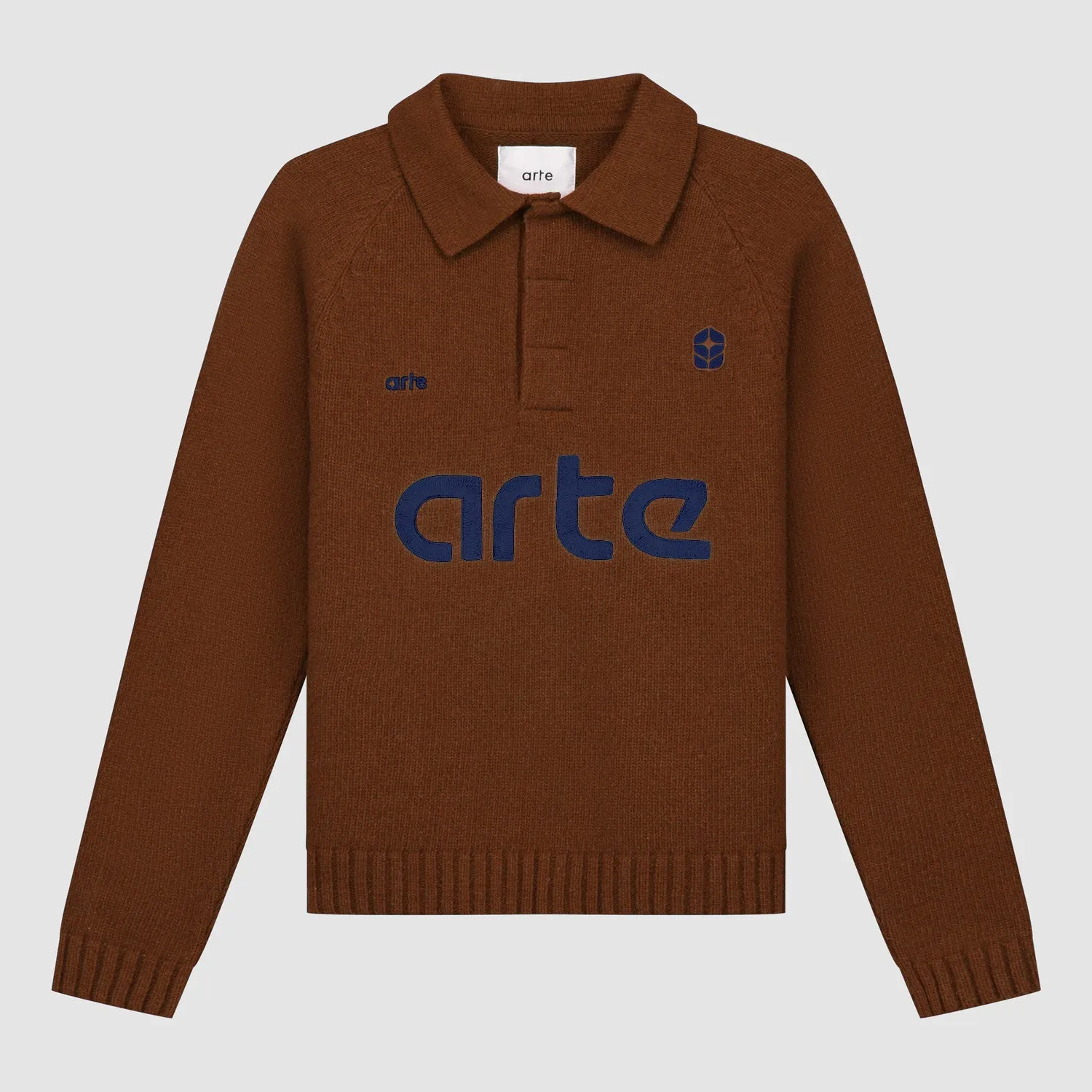 Football Knit - Brown