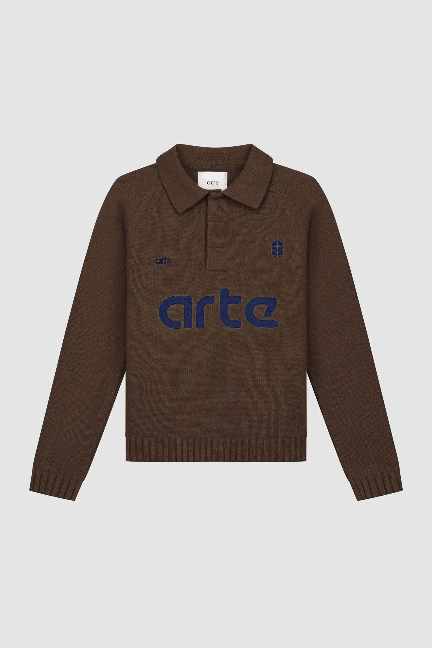 Football Knit - Brown