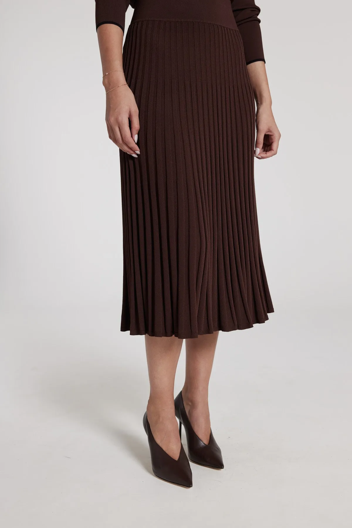 Fortuny Knit Skirt - Nutmeg