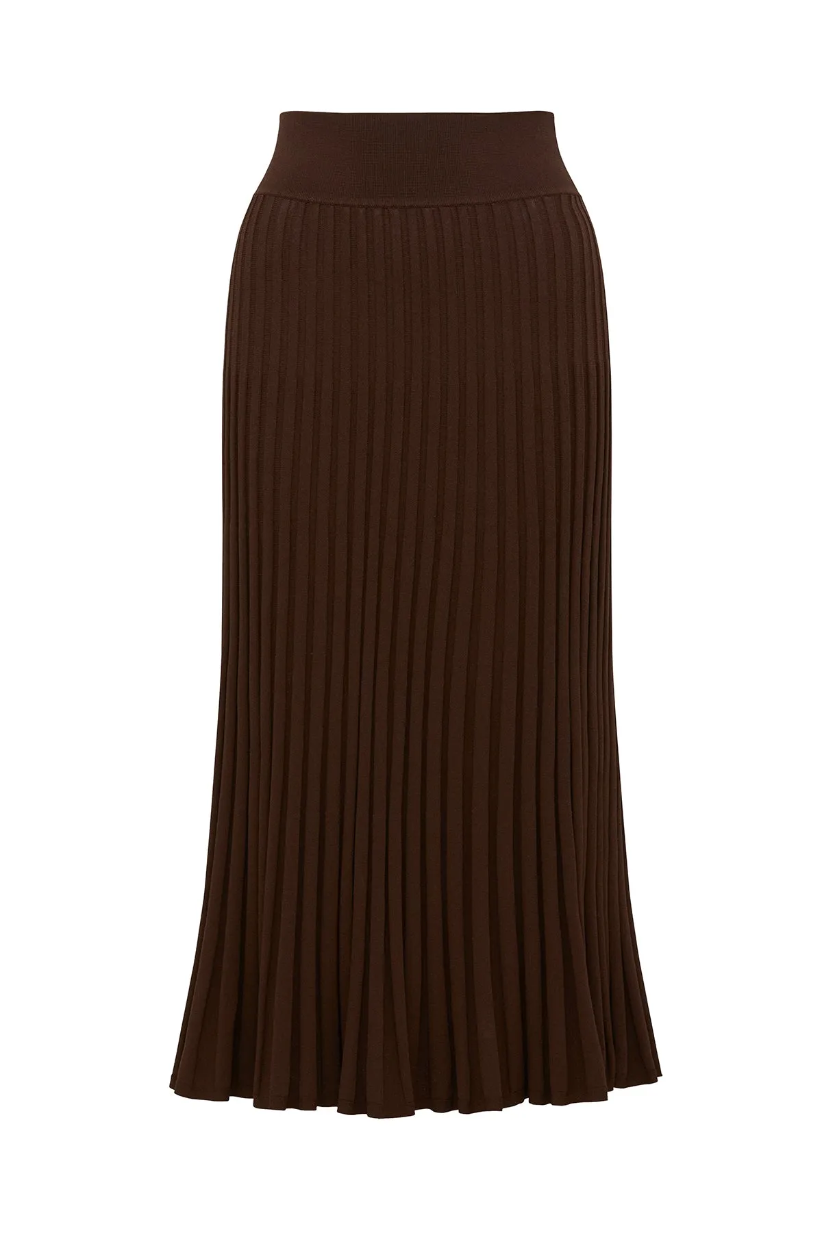 Fortuny Knit Skirt - Nutmeg