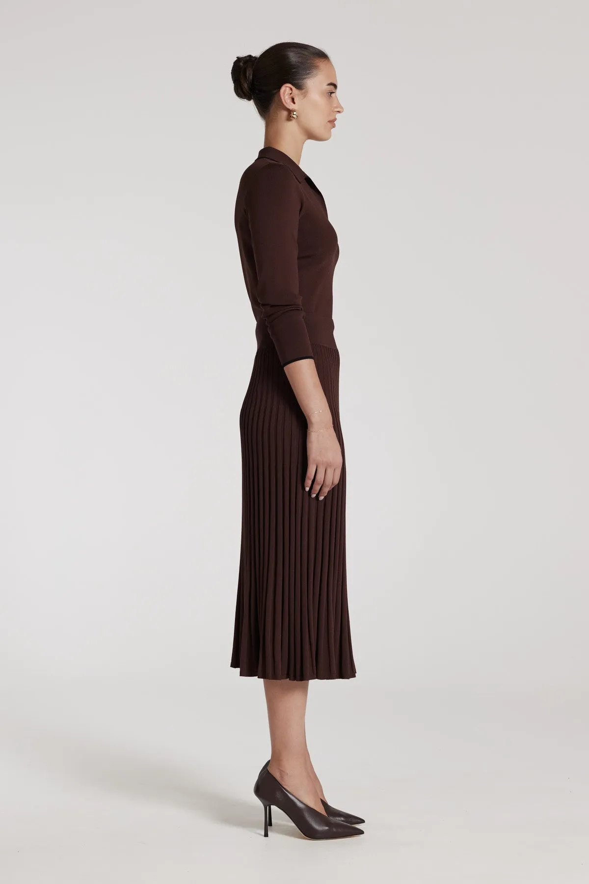 Fortuny Knit Skirt - Nutmeg