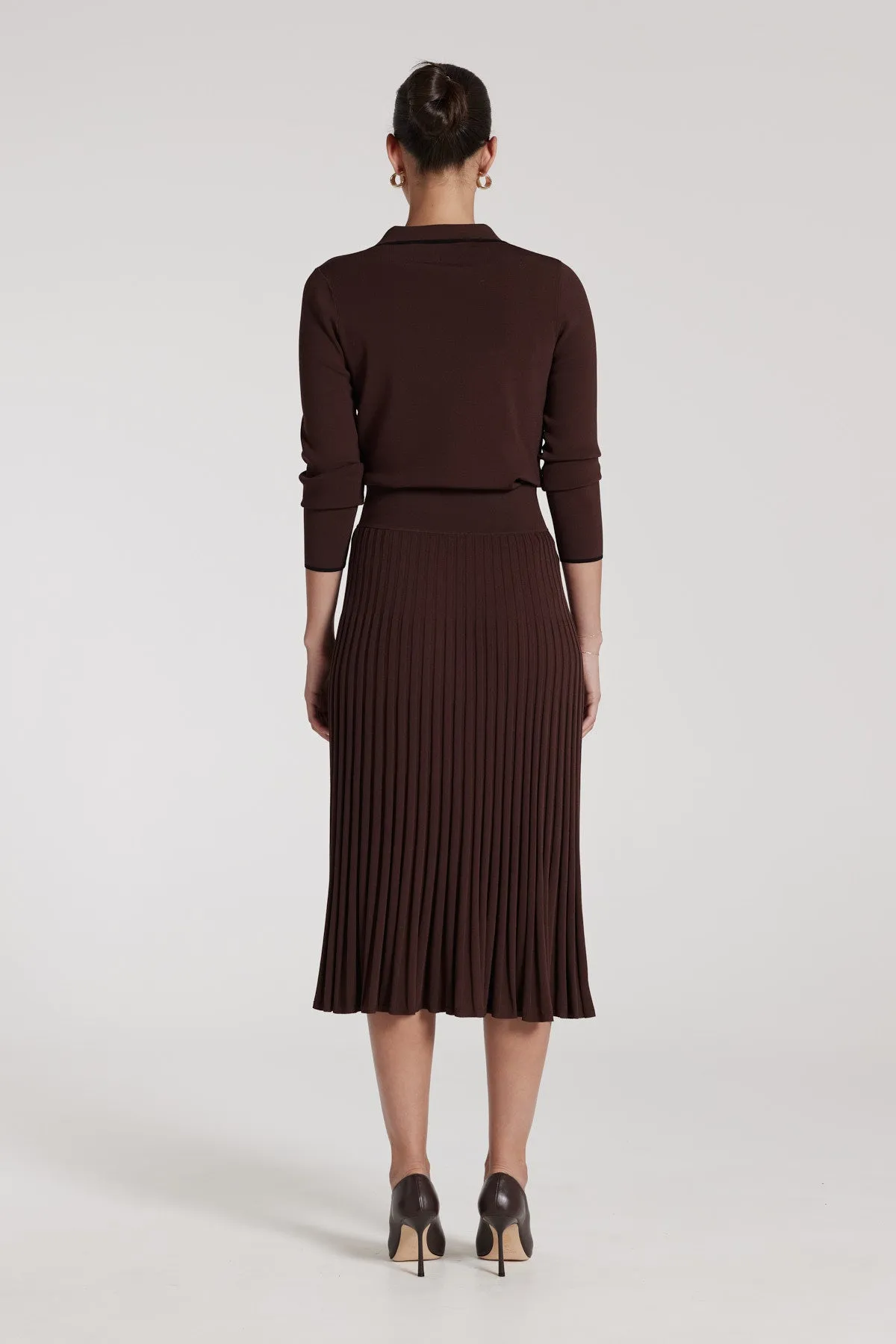 Fortuny Knit Skirt - Nutmeg