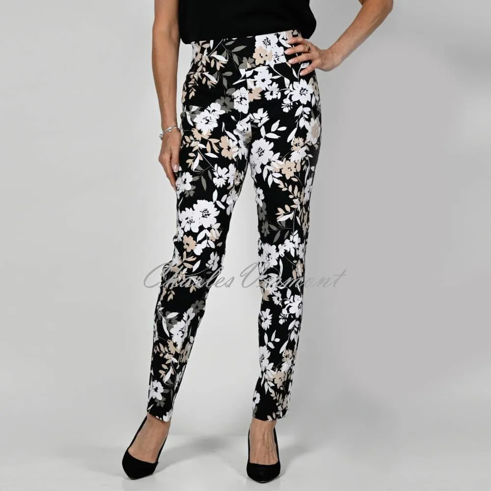 Frank Lyman Floral Print Trousers - Style 236163