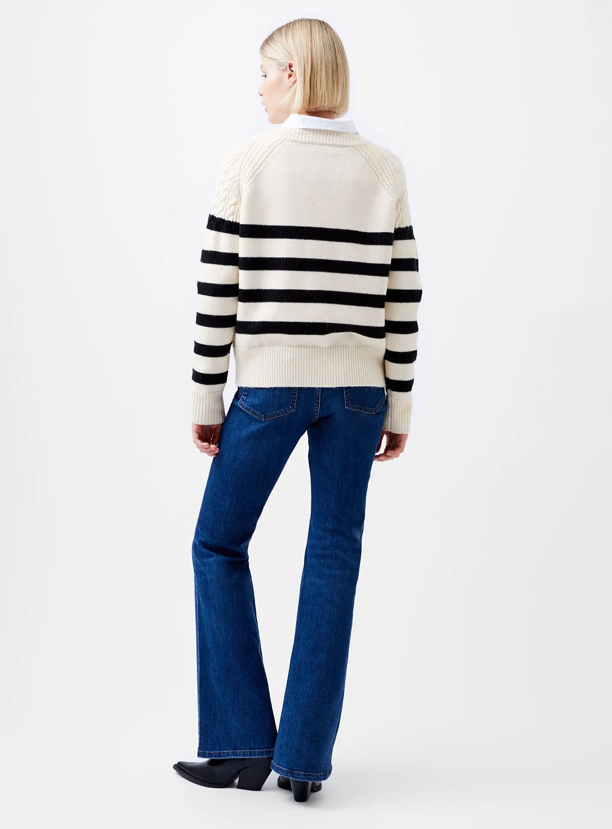 FRENCH CONNECTION Quinley Stripe Jumper XS - Shop Jumpers at Tu