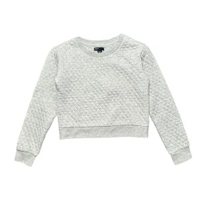 Quilted Grey Gap Sweatshirt