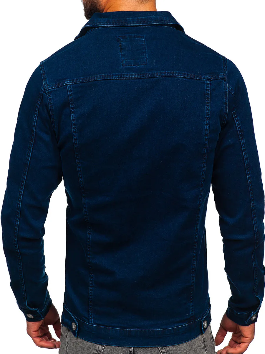 Giacca in jeans blu Bolf 200