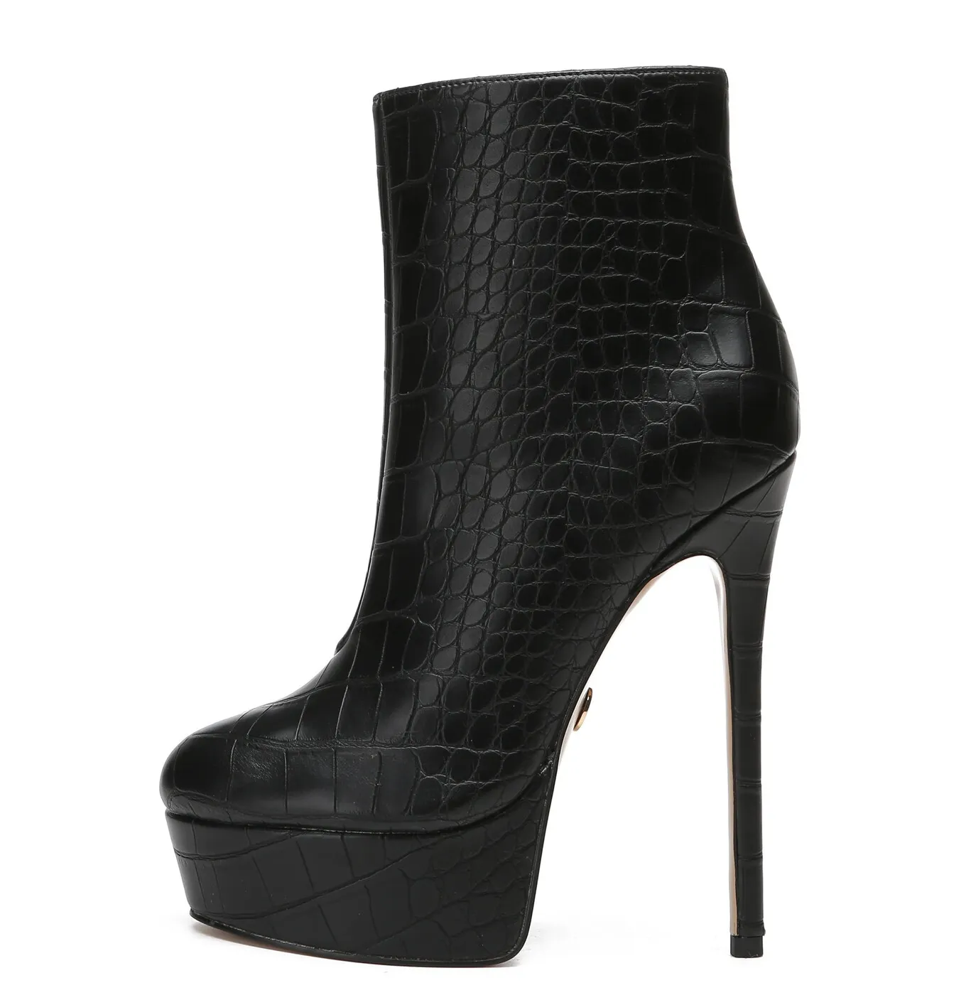 Giaro SIDDY BLACK CROCK ANKLE BOOTS