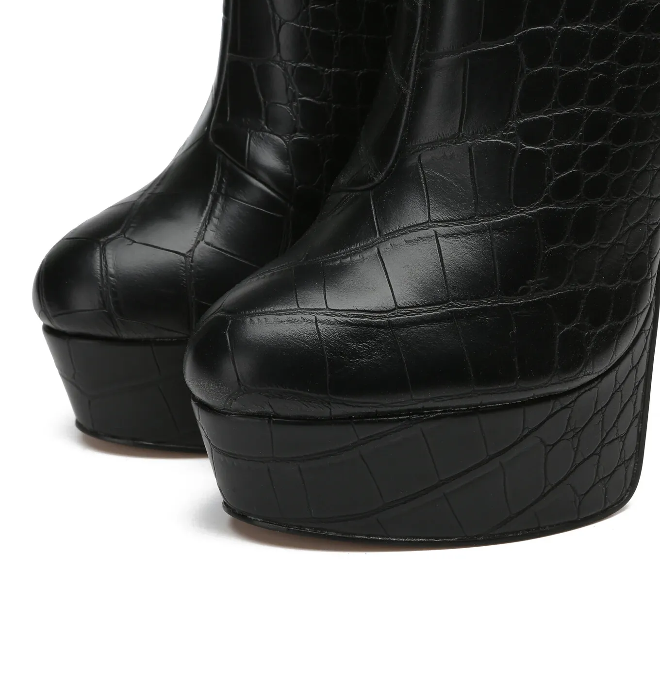 Giaro SIDDY BLACK CROCK ANKLE BOOTS