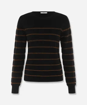 Gizelle Lurex Striped Knit