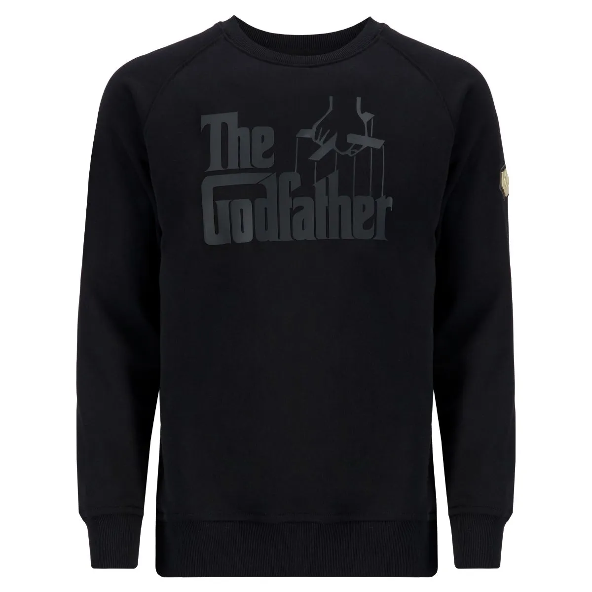 Godfather Unisex Sweater Raglan Sleeve - BLACK/BLACK