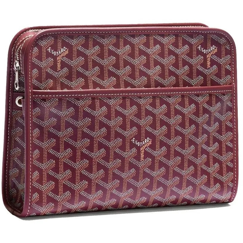 Goyard Jouvence Toiletry Bag MM Burgundy