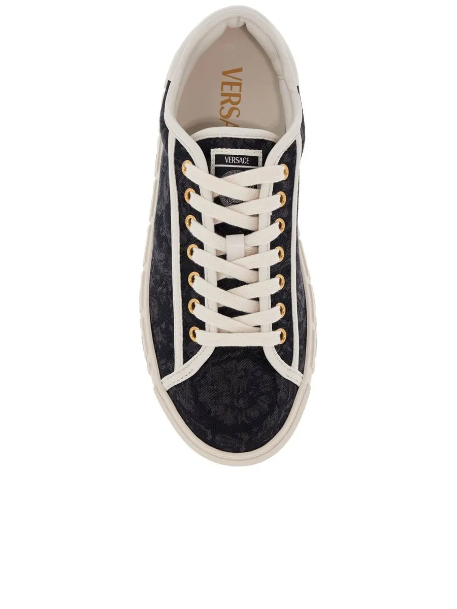 Greca Barocco Laceup Sneakers