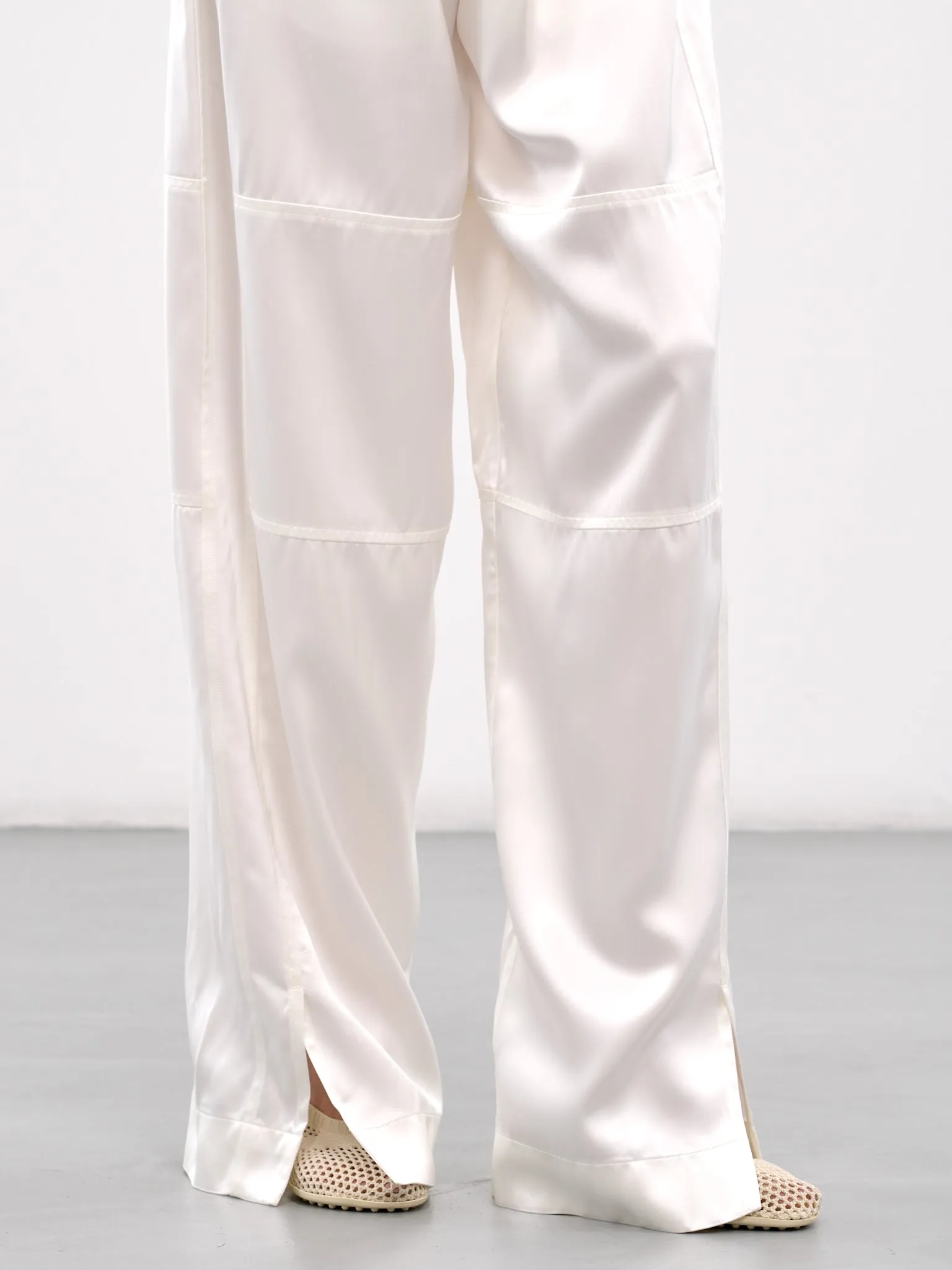 High Waisted Trousers (J03KA0270-J65246-OFF-WHITE)