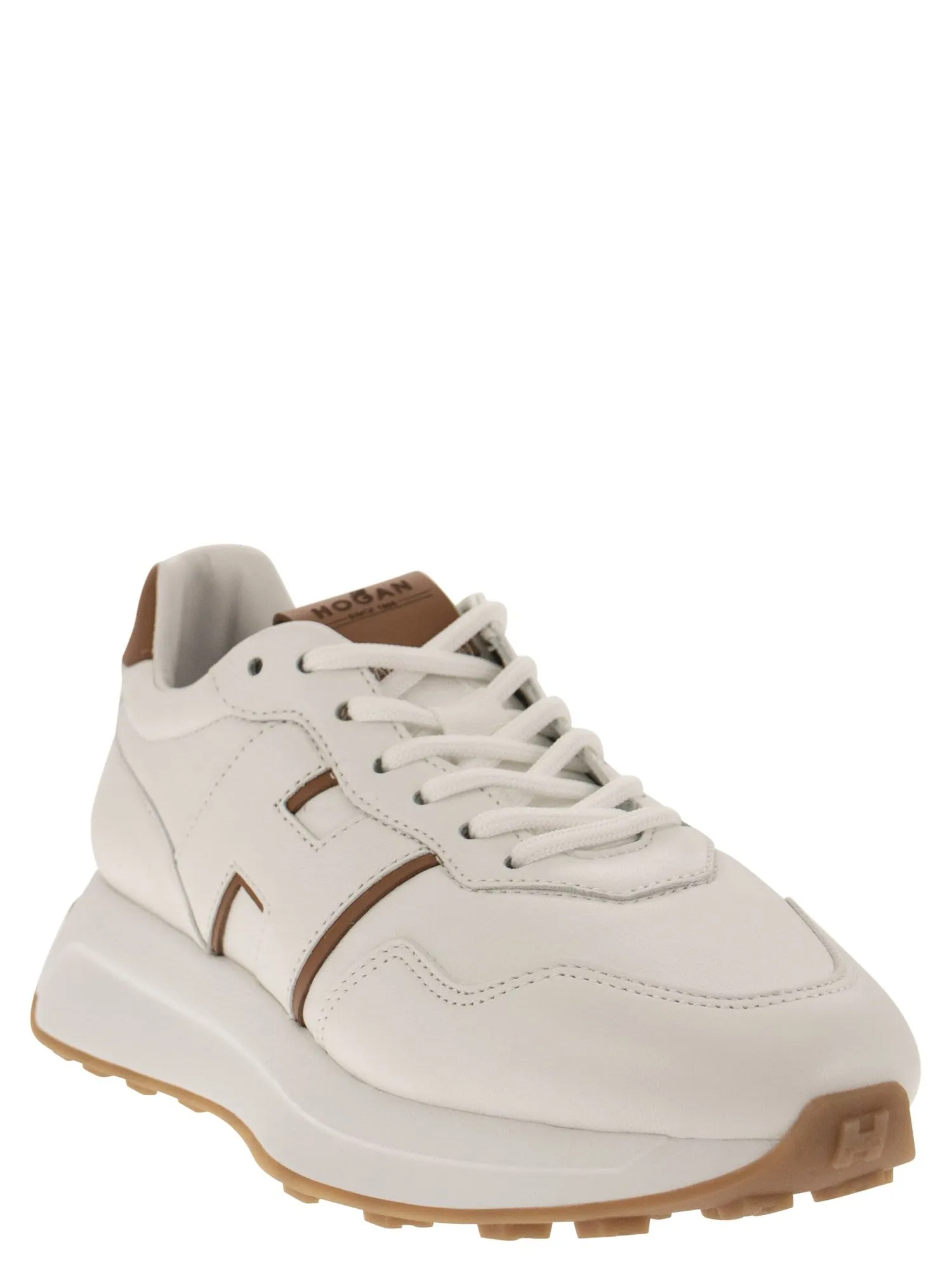 Hogan    Hogan H641 Leather Trainers