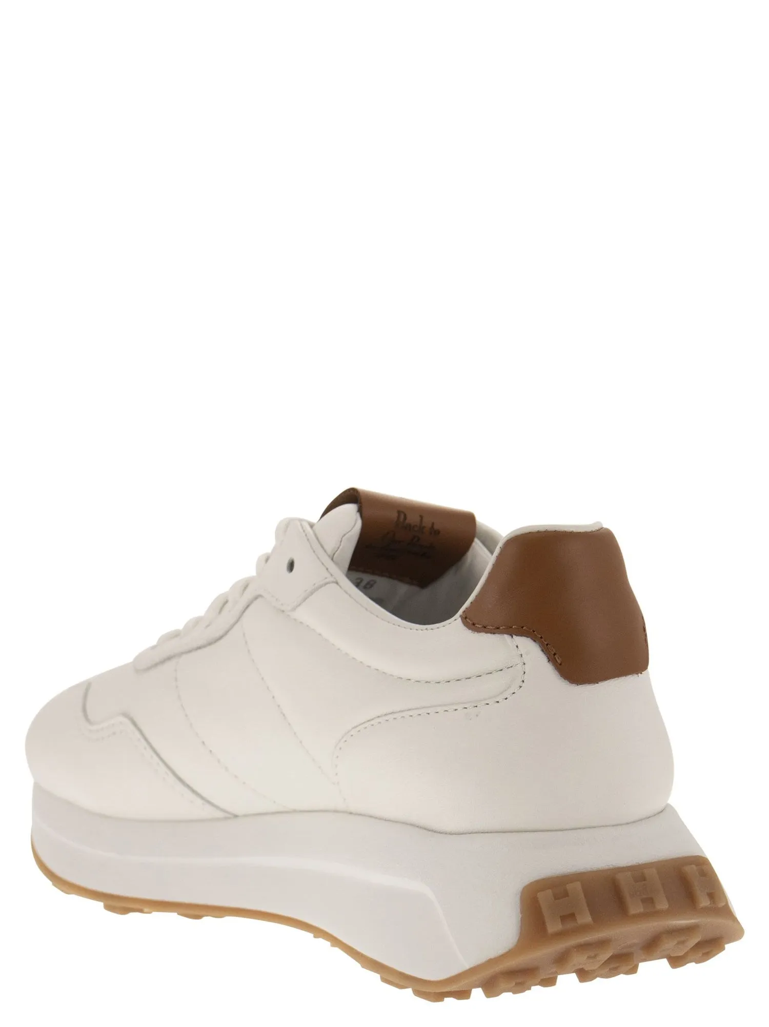 Hogan    Hogan H641 Leather Trainers