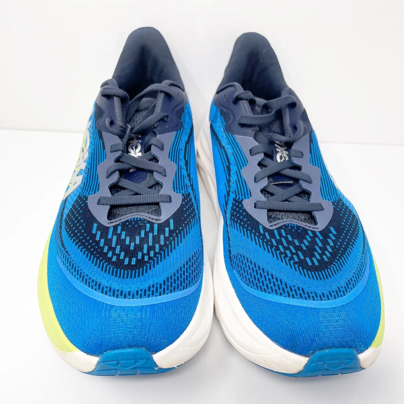 Hoka One One Mens Skyflow 1155111 VVY Blue Running Shoes Sneakers Size 10 D