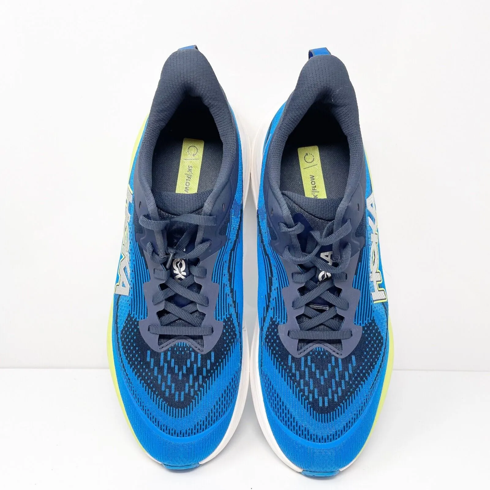 Hoka One One Mens Skyflow 1155111 VVY Blue Running Shoes Sneakers Size 10 D