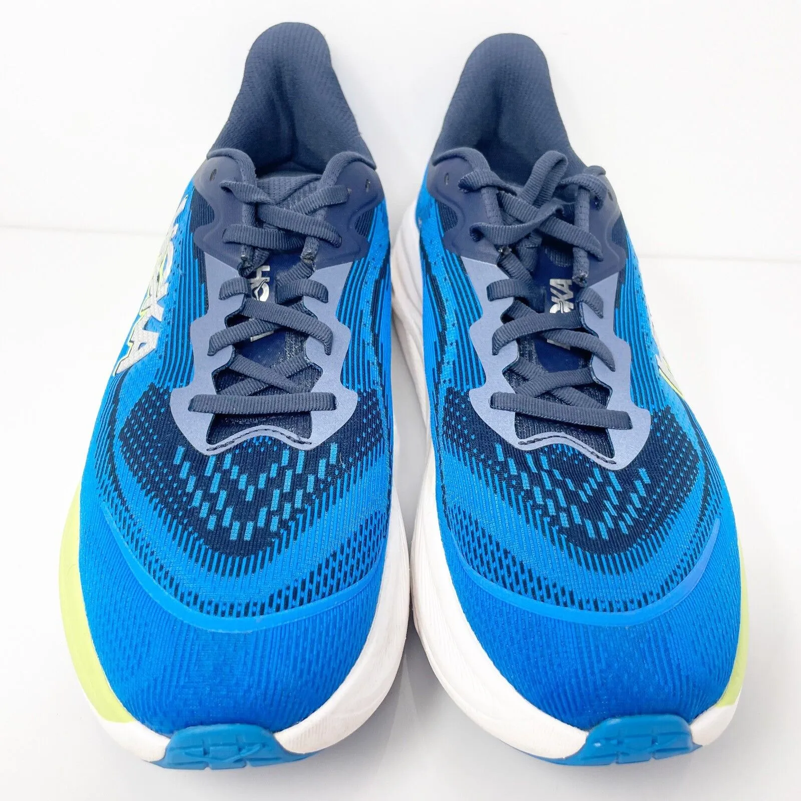 Hoka One One Mens Skyflow 1155111 VVY Blue Running Shoes Sneakers Size 9.5 D