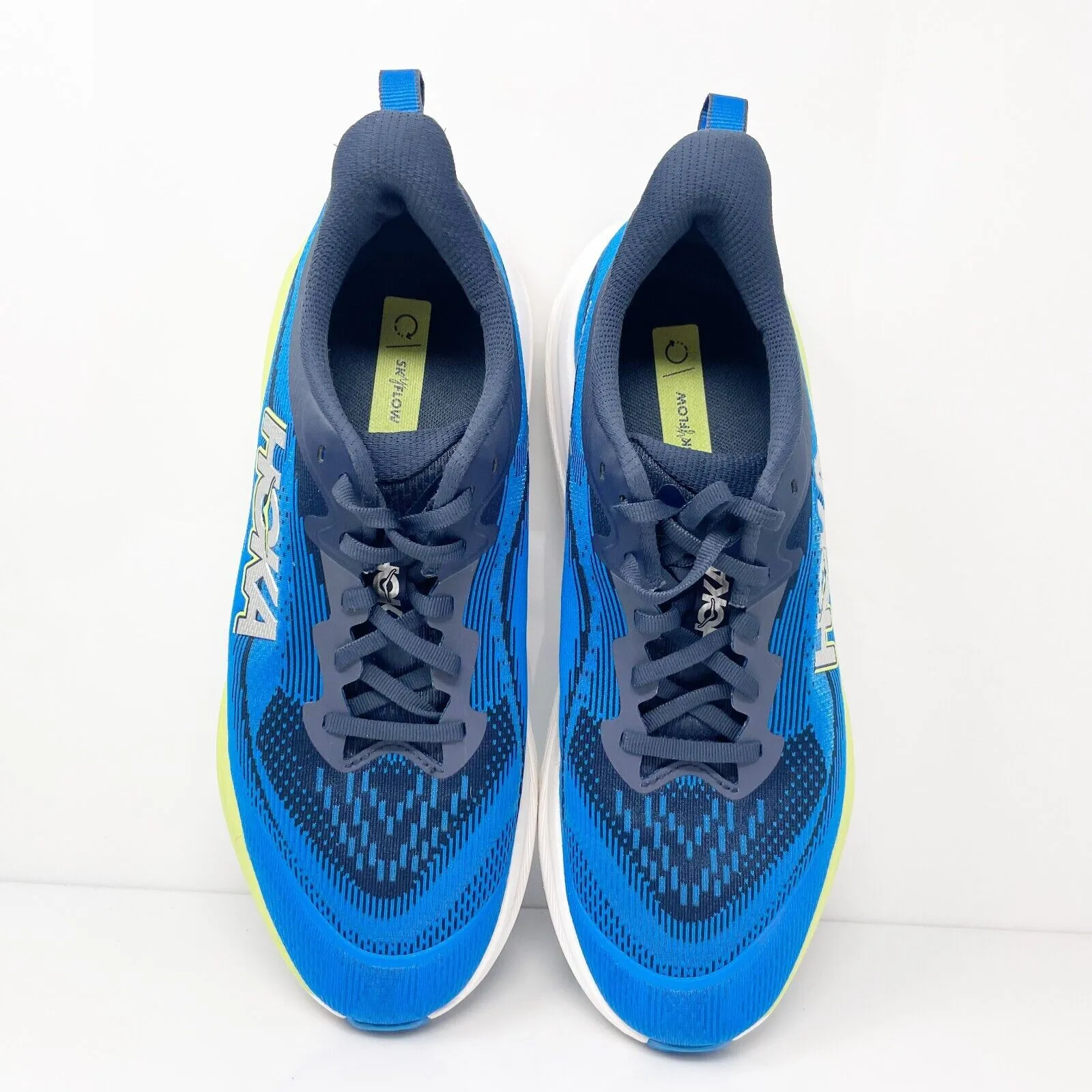 Hoka One One Mens Skyflow 1155111 VVY Blue Running Shoes Sneakers Size 9.5 D