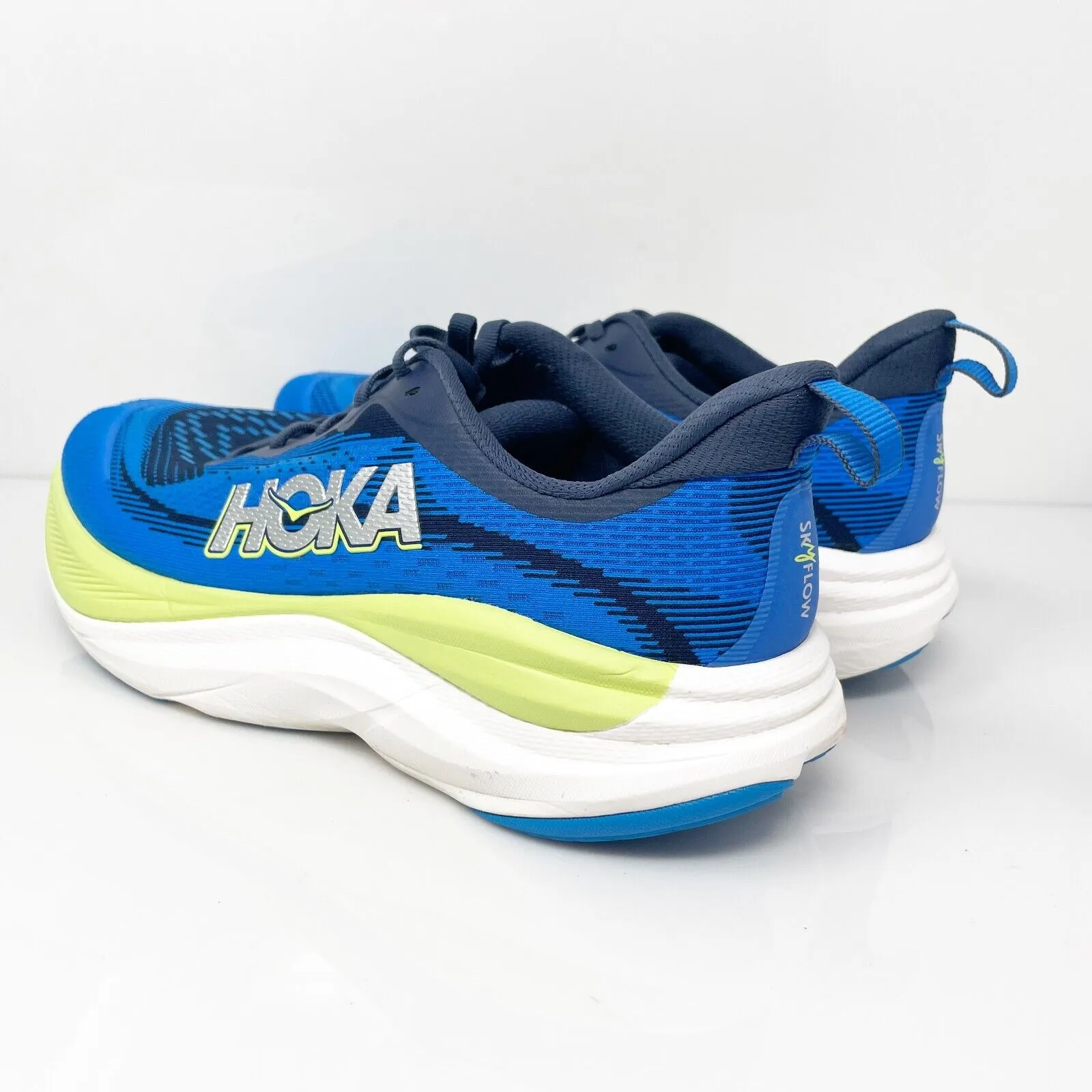 Hoka One One Mens Skyflow 1155111 VVY Blue Running Shoes Sneakers Size 9.5 D