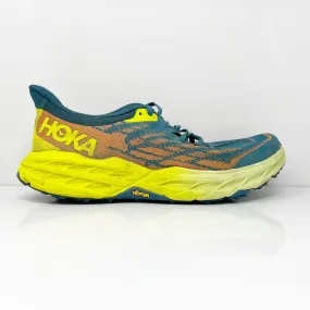 Hoka One One Mens Speedgoat 5 1123157 BCEP Blue Running Shoes Sneakers Sz 10.5 D