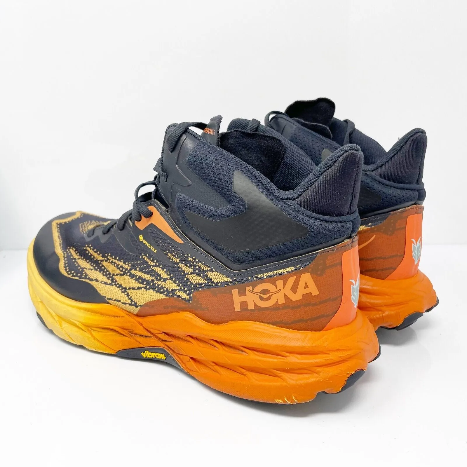 Hoka One One Mens Speedgoat 5 Mid GTX 1127918 Gray Running Shoes Sneakers Sz 12D