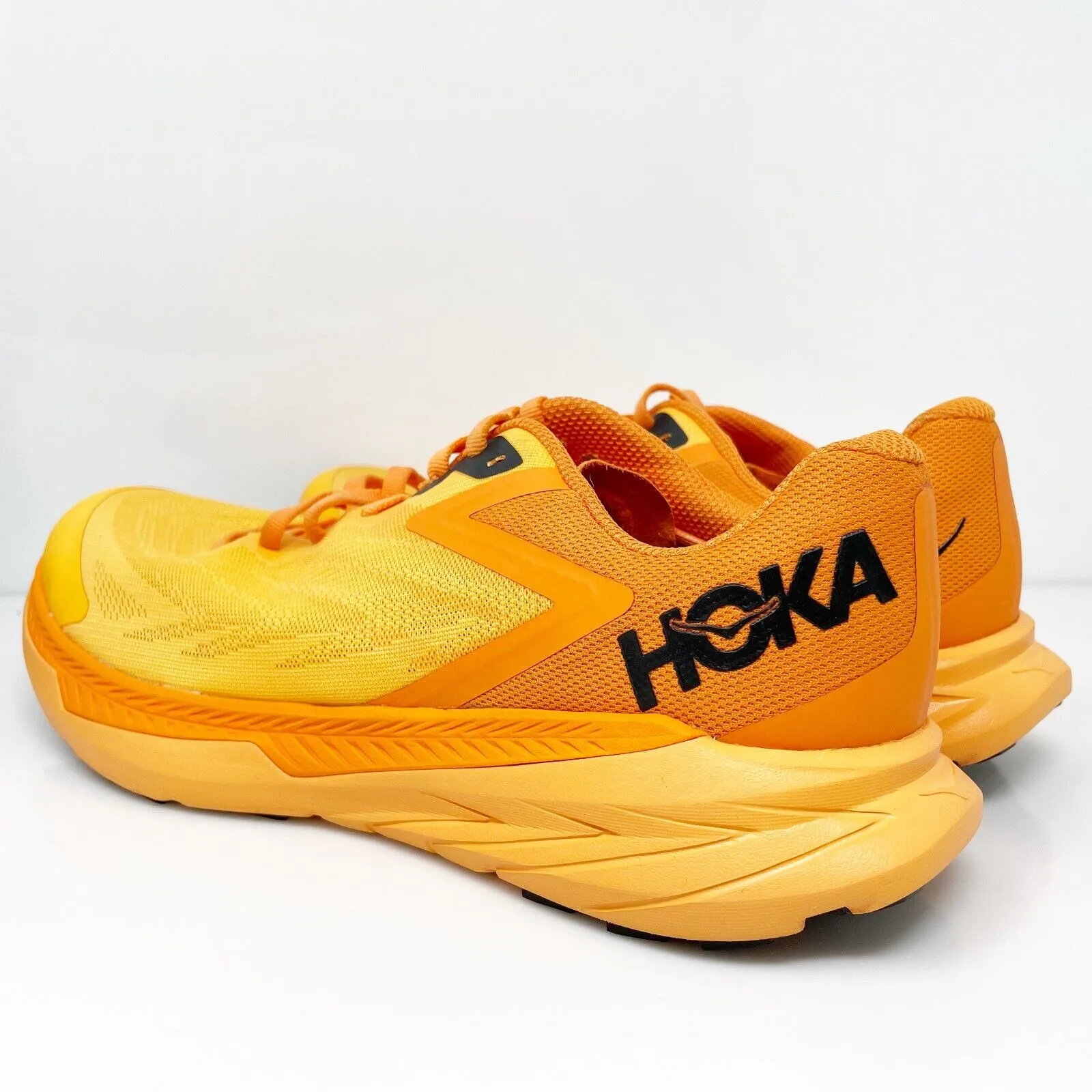 Hoka One One Mens Zinal 1119399 BOPO Yellow Running Shoes Sneakers Sz 9.5 D