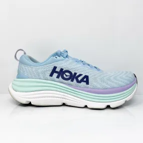 Hoka One One Womens Gaviota 5 1134270 ABSO Blue Running Shoes Sneakers Sz 7.5 D