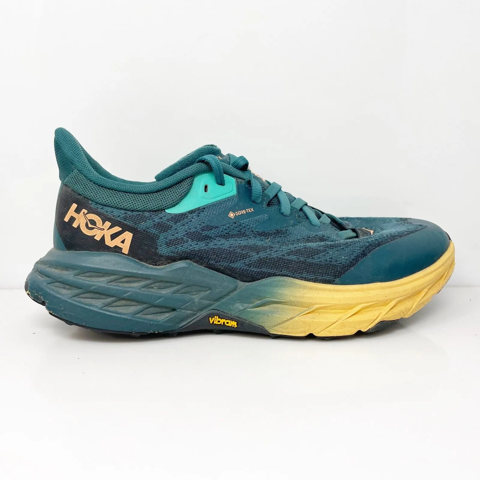 Hoka One One Womens Speedgoat 5 GTX 1127913 DTBC Blue Running Shoes Sneakers 9 B