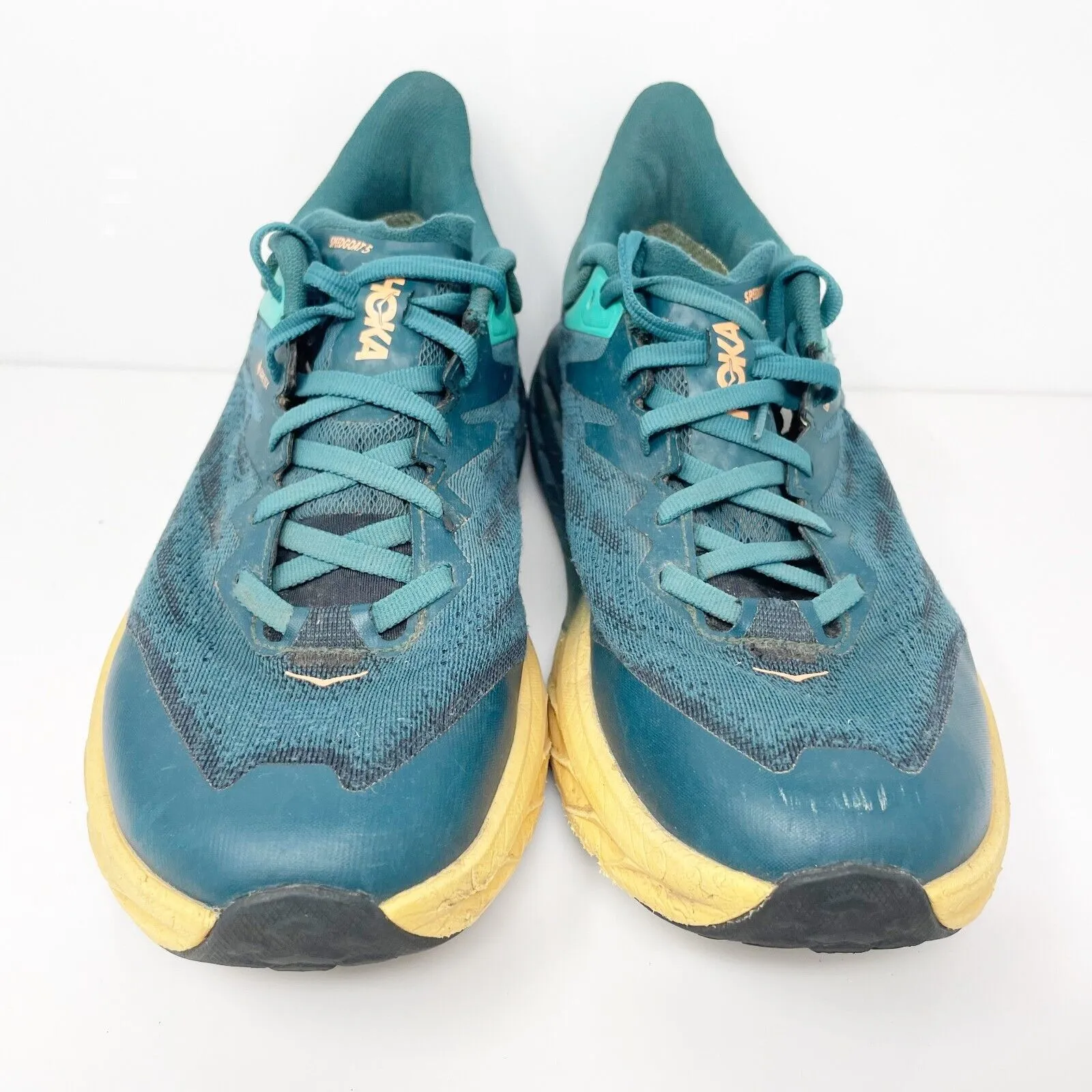 Hoka One One Womens Speedgoat 5 GTX 1127913 DTBC Blue Running Shoes Sneakers 9 B