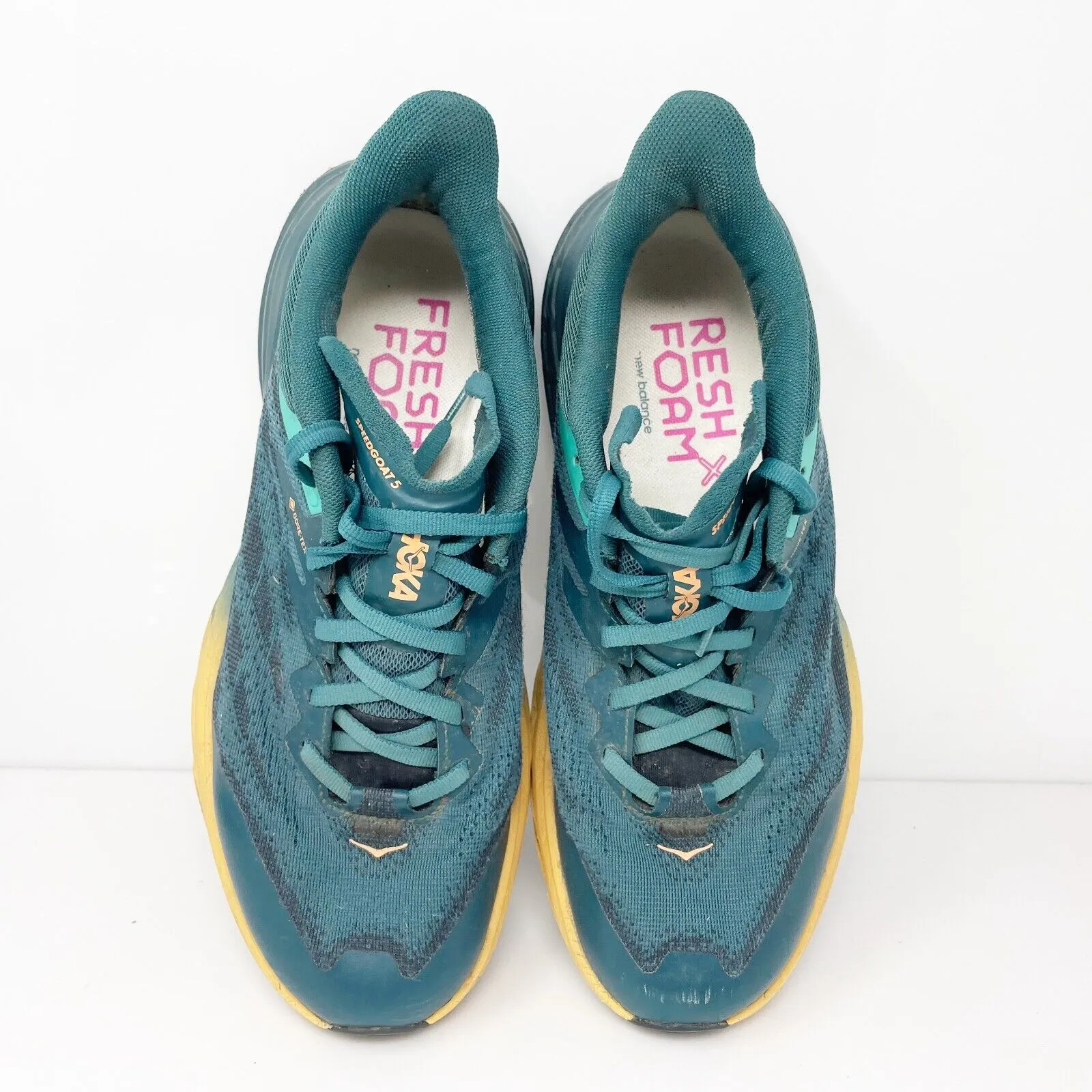 Hoka One One Womens Speedgoat 5 GTX 1127913 DTBC Blue Running Shoes Sneakers 9 B