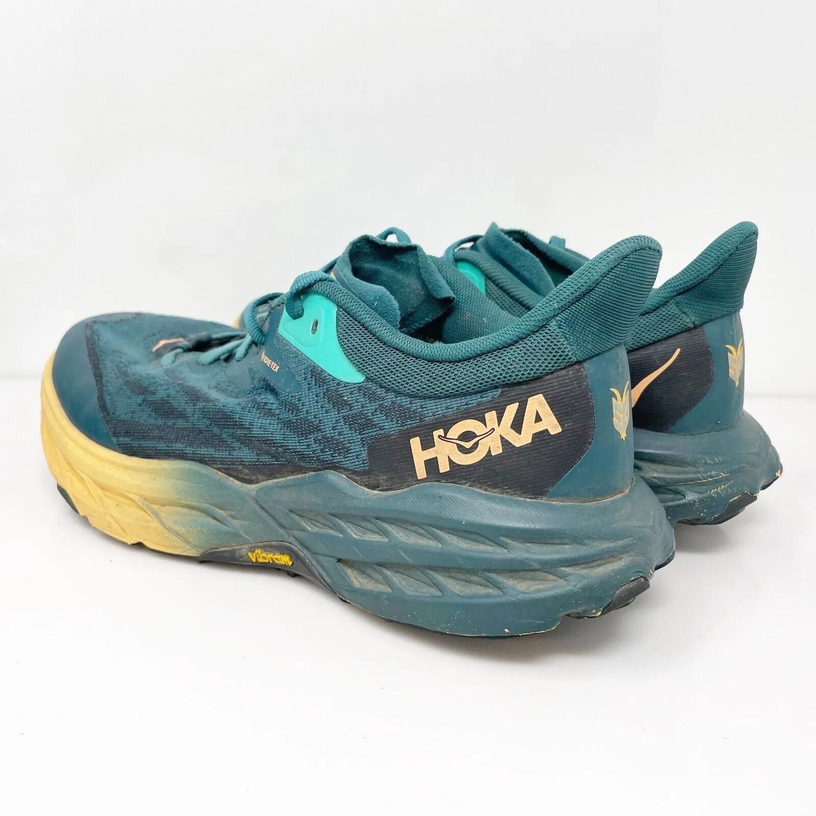 Hoka One One Womens Speedgoat 5 GTX 1127913 DTBC Blue Running Shoes Sneakers 9 B