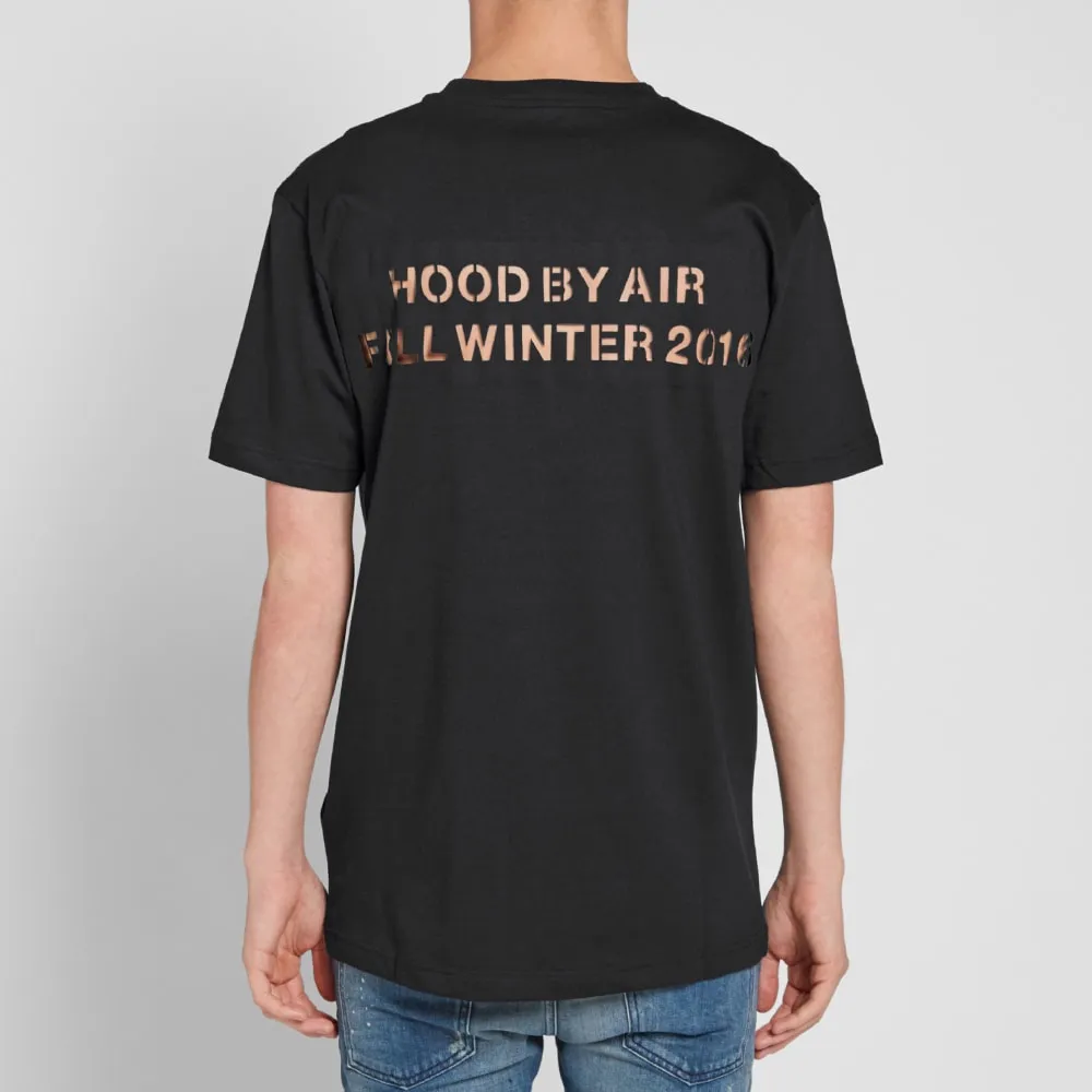 Cut Out Hood By Air Black Tee - $89.99 - Order Now