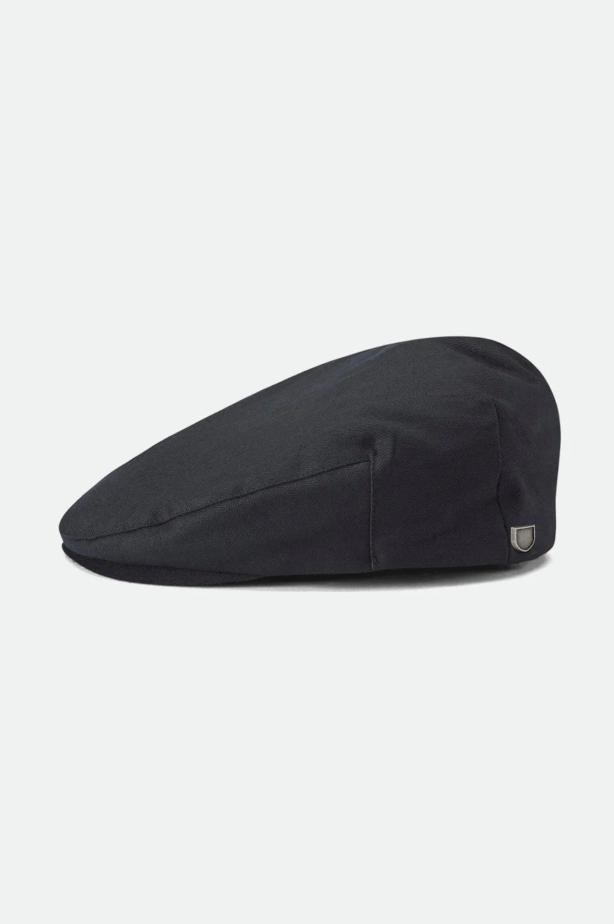 Hooligan Flat Cap - Black