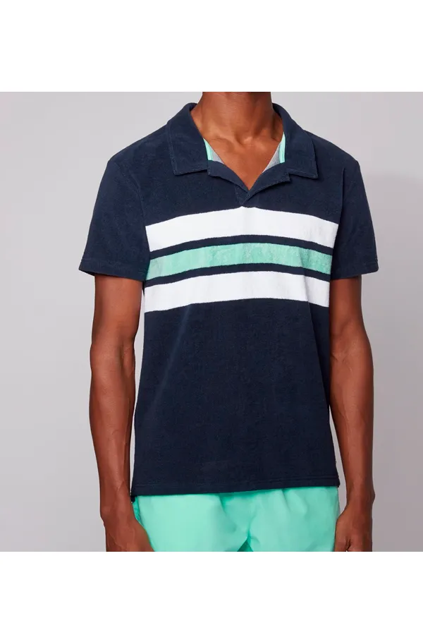 Navy Hugo Boss Beach Polo Shirt