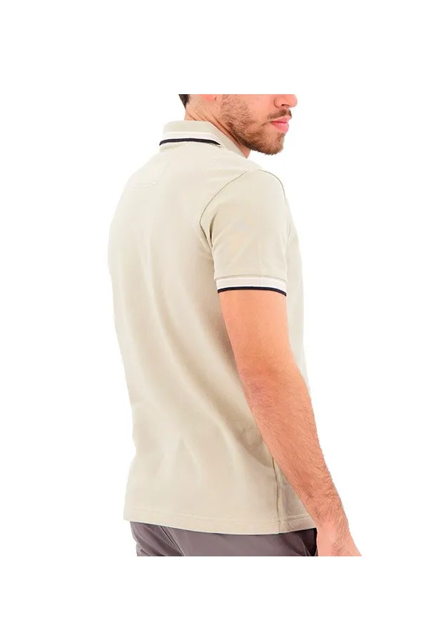 Hugo Boss Beige Contrast Paddy Polo