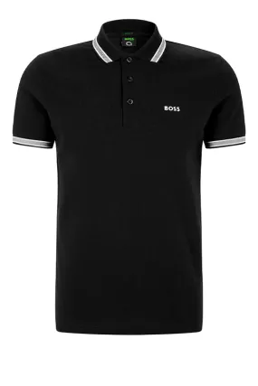 Hugo Boss Contrast Paddy Polo Black