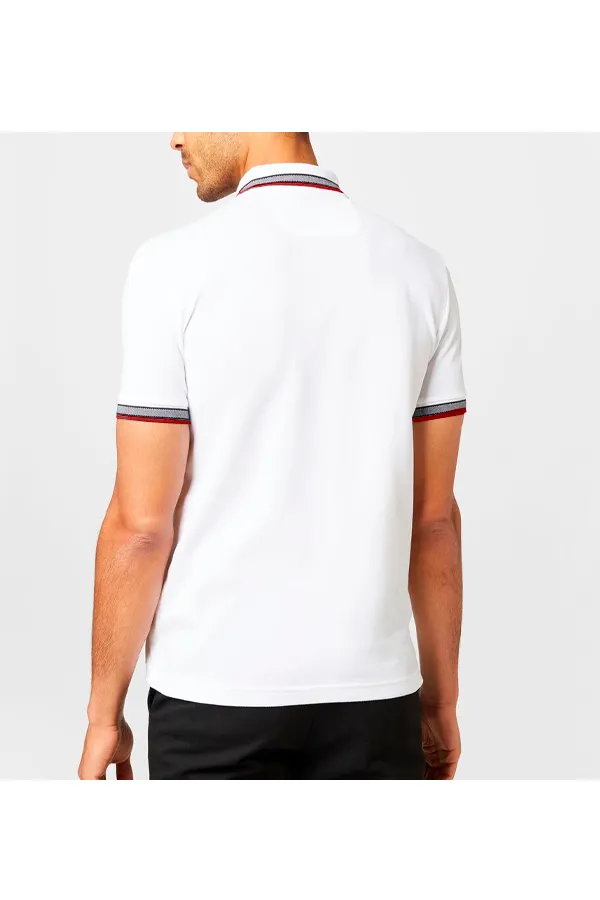 Natural Hugo Boss Contrast Paddy Polo