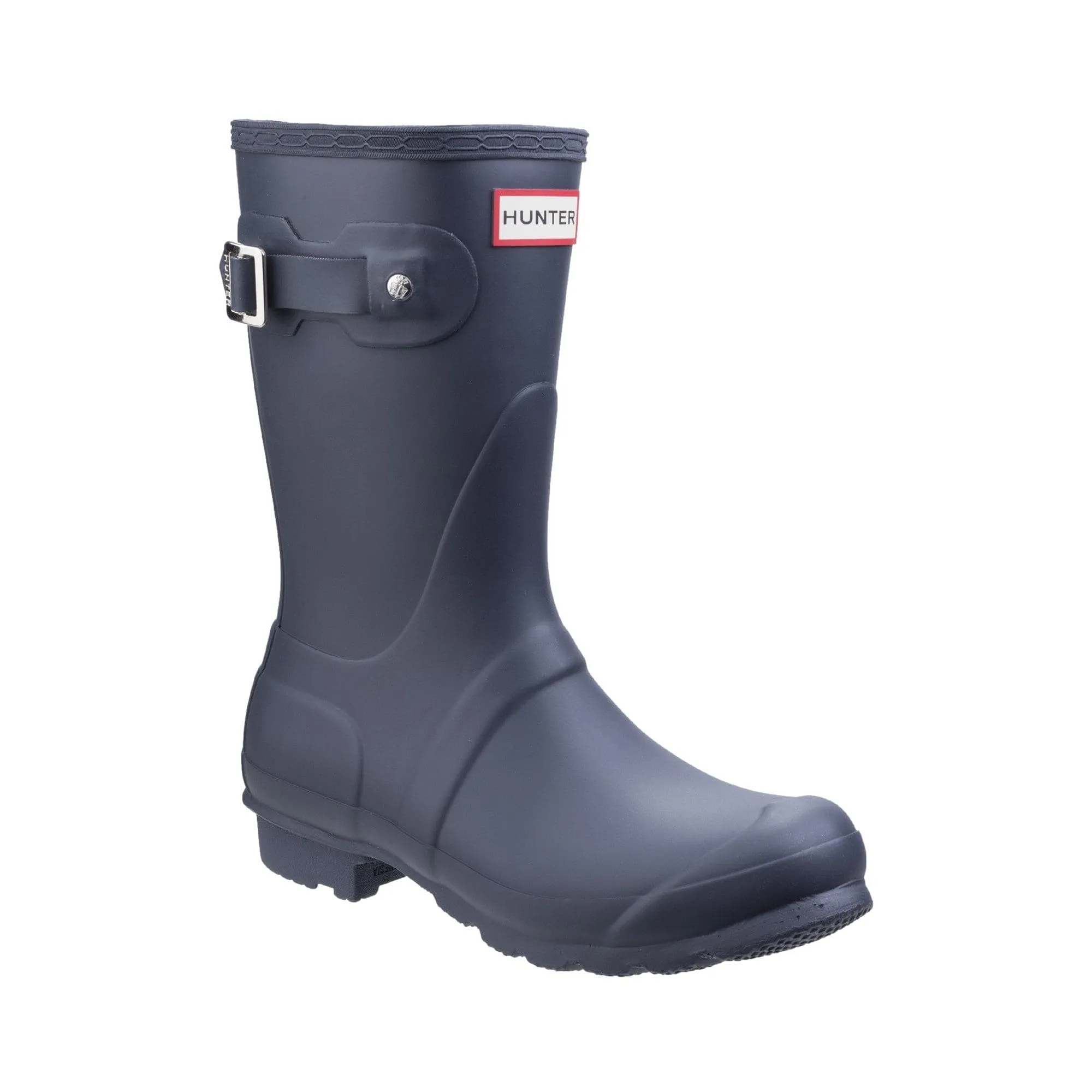 Hunter Original Short Womens Wellington Boots - Navy