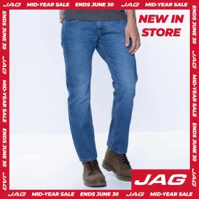 Jag Men's Tapered Jeans 28 Inseam in Bright Cloud